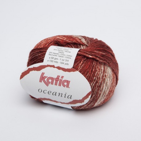 Katia Oceania - kleur 62 Wijnrood koraal 