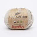 Katia Fair Cotton - Kleur 11 Parelmoer lichtgrijs OP is OP