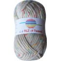 GB FILZ - it Tweed - 301 Creme