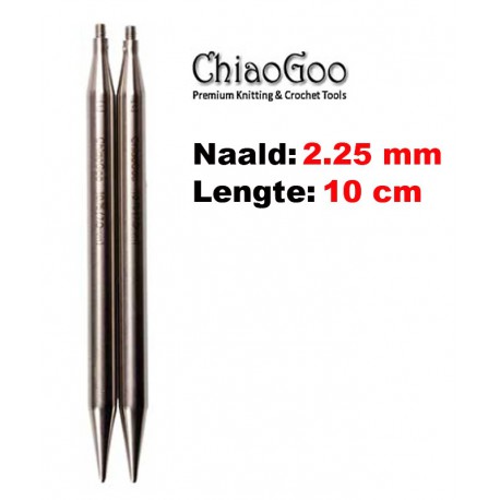 Chiaogoo Verwisselbare Naaldpunten 2.25 - Twist Red Lace Mini (10 cm)