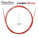 Chiaogoo Twist Red Lace kabel Mini - 20 cm 