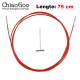 Chiaogoo Twist Red Lace kabel Mini - 75 cm 
