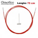 Chiaogoo Twist Red Lace kabel Large - 75 cm 