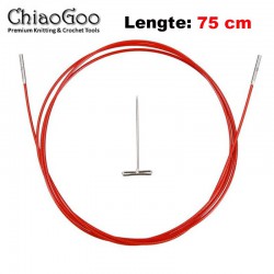Chiaogoo Twist Red Lace kabel Small - 75 cm 