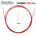 Chiaogoo Twist Red Lace kabel Small - 125 cm 
