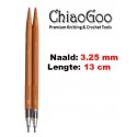 Chiaogoo Verwisselbare Naaldpunten 3.25 - Spin Bamboe Small (13 cm)