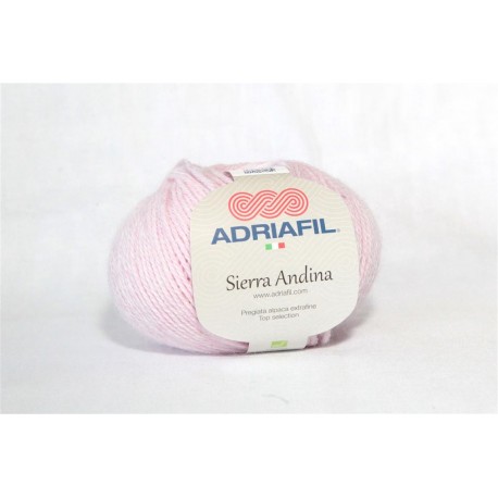 Adriafil Sierra Andina 100% Alpaca - kleur 10 Lichtroze