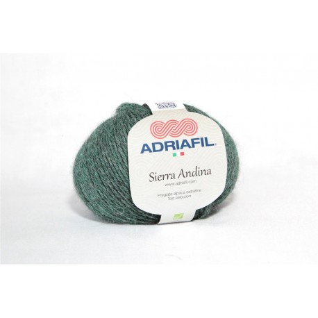 Adriafil Sierra Andina 100% Alpaca - kleur 15 Donker groen