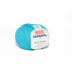 Adriafil Sierra Andina 100% Alpaca - kleur 27 Turquoise - OP is OP