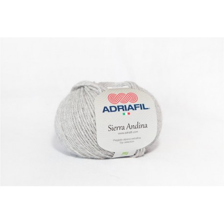 Adriafil Sierra Andina 100% Alpaca - kleur 35 Licht grijs