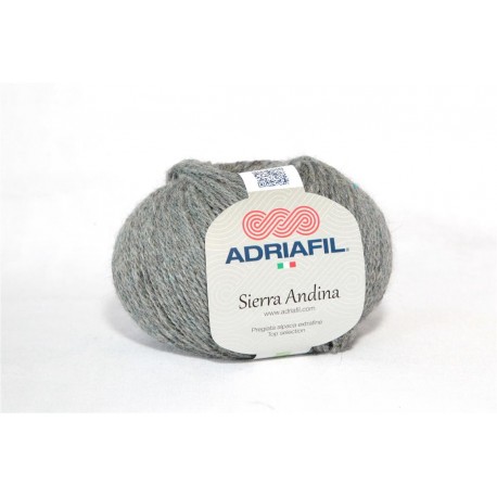 Adriafil Sierra Andina 100% Alpaca - kleur 91 Grijs blauw