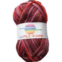 GB FILZ - it Color - 151 Rood-Bruin-Fuchsia - OP is OP