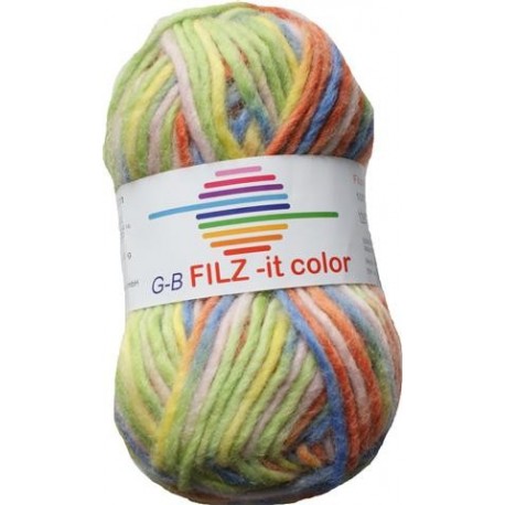 GB FILZ - it Color - 153 Oranje-Groen-Blauw-Geel