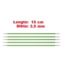 Knitpro Zing 15 cm Sokkennaalden 3.5 mm