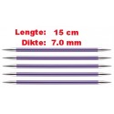 Knitpro Zing 15 cm Sokkennaalden 7.0 mm