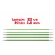 Knitpro Zing 20 cm Sokkennaalden 3.5 mm