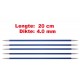 Knitpro Zing 20 cm Sokkennaalden 4.0 mm