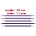 Knitpro Zing 20 cm Sokkennaalden 7.0 mm
