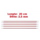Knitpro Zing 20 cm Sokkennaalden 2.5 mm