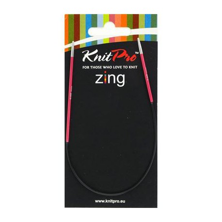 Knitpro Zing 25 cm Rondbreinaaldjes - Sokkennaaldjes - 2.0