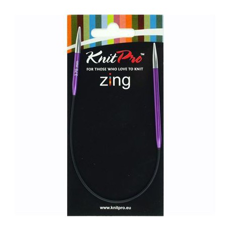 Knitpro Zing 25 cm Rondbreinaaldjes - Sokkennaaldjes - 3.75