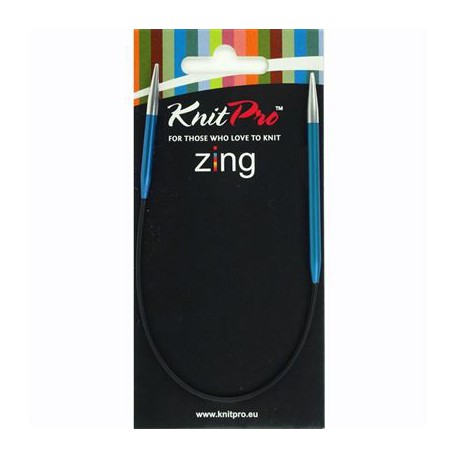 Knitpro Zing 25 cm Rondbreinaaldjes - Sokkennaaldjes - 4.0