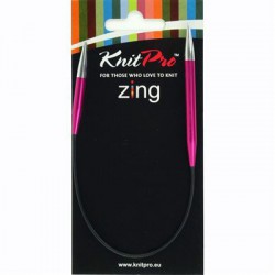 Knitpro Zing 25 cm Rondbreinaaldjes - Sokkennaaldjes - 5.0 - Op is OP