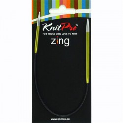 Knitpro Zing 25 cm Rondbreinaaldjes - Sokkennaaldjes - 3.5 - Op is OP