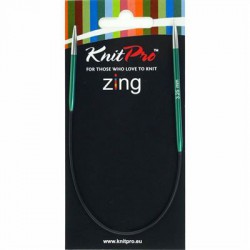 Knitpro Zing 25 cm Rondbreinaaldjes - Sokkennaaldjes - 3.25 - Op is OP