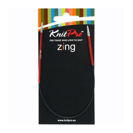 Knitpro Zing 25 cm Rondbreinaaldjes - Sokkennaaldjes - 2.5