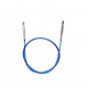 KnitPro kabel 50 cm (blauw)