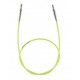 KnitPro kabel 60 cm (neon geel)