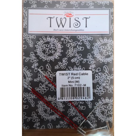 Chiaogoo Twist Red kabel Mini - 5 cm 