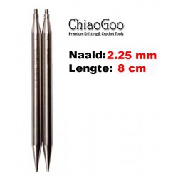 Chiaogoo Verwisselbare Naaldpunten 2.25 - Twist Red Lace Mini (8 cm)