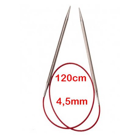 Chiaogoo Rondbreinaald Red LACE 120 cm - 4.5 mm