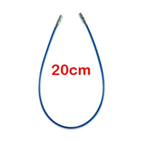 Chiaogoo Twist Blue X-Flex kabel Small - 20 cm 