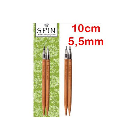 Chiaogoo Verwisselbare Naaldpunten 5.5 - Spin Bamboe Large (10 cm)