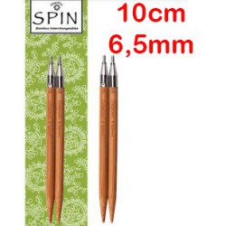 Chiaogoo Verwisselbare Naaldpunten 6.5 - Spin Bamboe Large (10 cm)