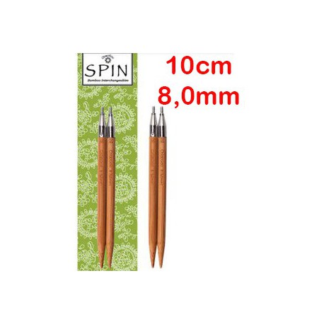 Chiaogoo Verwisselbare Naaldpunten 8.0 - Spin Bamboe Large (10 cm)