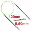 HiyaHiya Steel rondbreinaald 120 cm - 5.5 mm