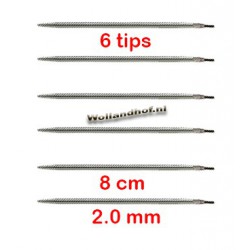 HiyaHiya Steel 8 cm - 2.0 mm - Flyers Trio Tips