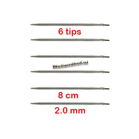 HiyaHiya Steel 8 cm - 2.0 mm - Flyers Trio Tips