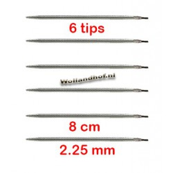 HiyaHiya Steel 8 cm - 2.25 mm - Flyers Trio Tips