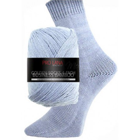 Pro Lana Golden Socks - Business Bamboo 501 Licht blauw