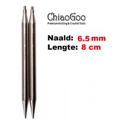 Chiaogoo Verwisselbare Naaldpunten 6.5 - Twist Red Lace Large (8 cm)
