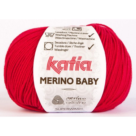 Katia Merino Baby - kleur 4 - Rood