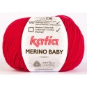 Katia Merino Baby - kleur 4 - Rood - OP is OP