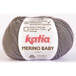 Katia Merino Baby - kleur 25 - Donker Grijs - OP is OP