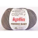 Katia Merino Baby - kleur 25 - Donker Grijs - OP is OP