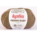 Katia Merino Baby - kleur 42 - Licht Bruin - OP is OP